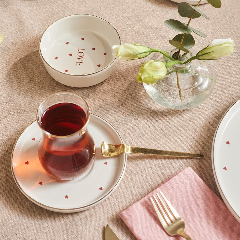 Lovin 32 Piece 6 Person Breakfast Set Gold