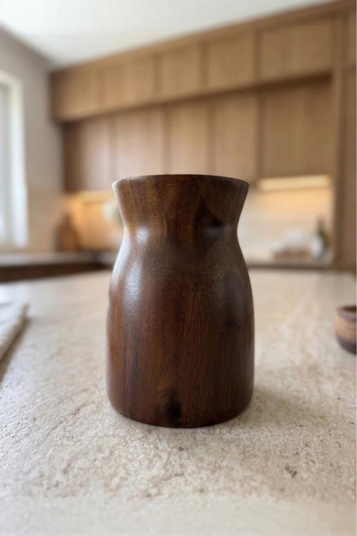 Acacia Wood Kitchen Utensil Holder