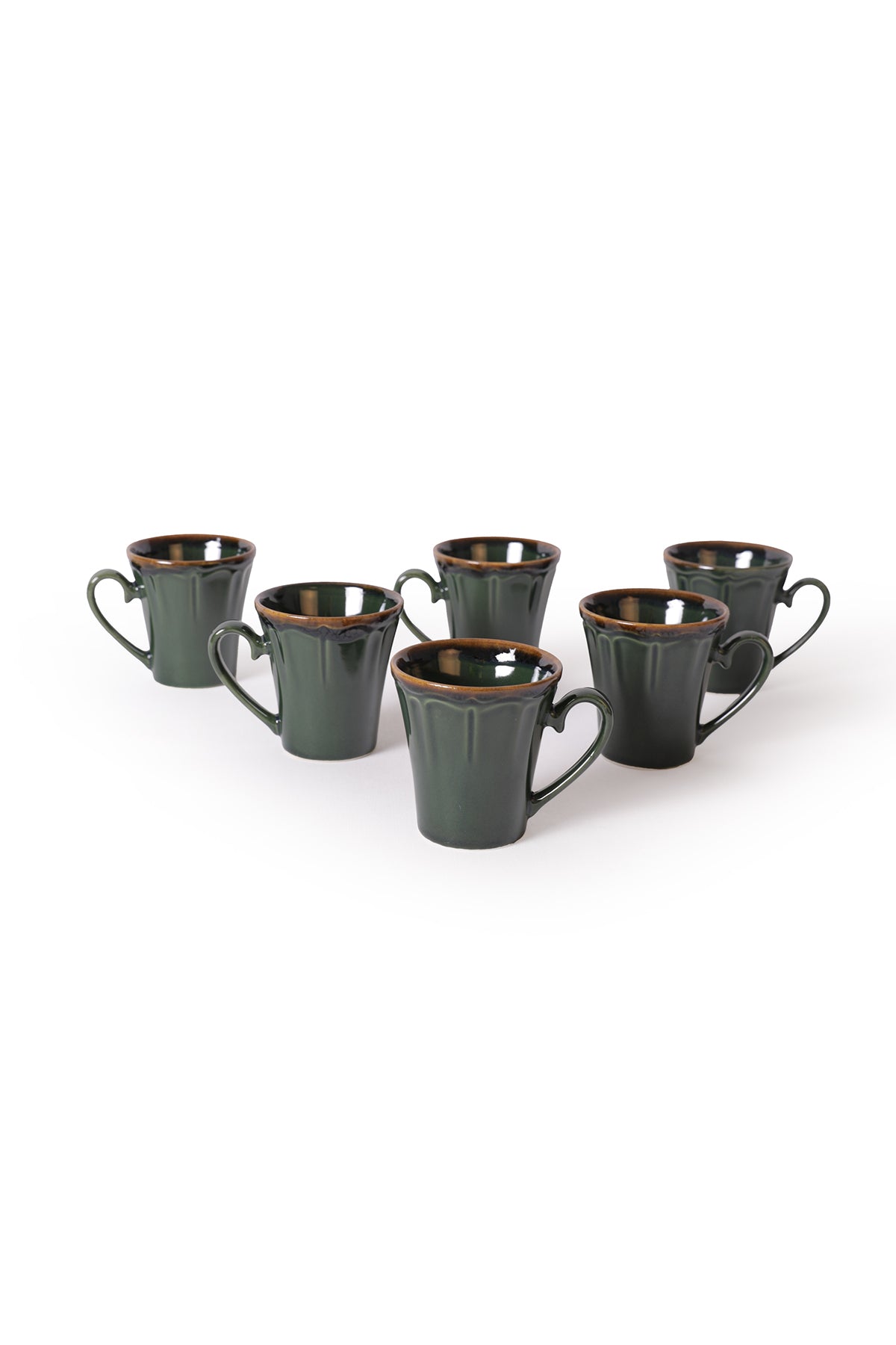 Emerald Othello Cup, 9 cm, 6 Pieces