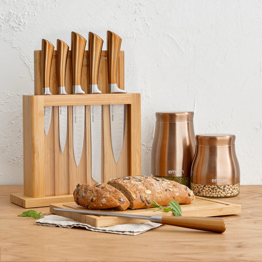 Matriks Rose Gold 7 Piece Knife Set (Cutting Board Included)