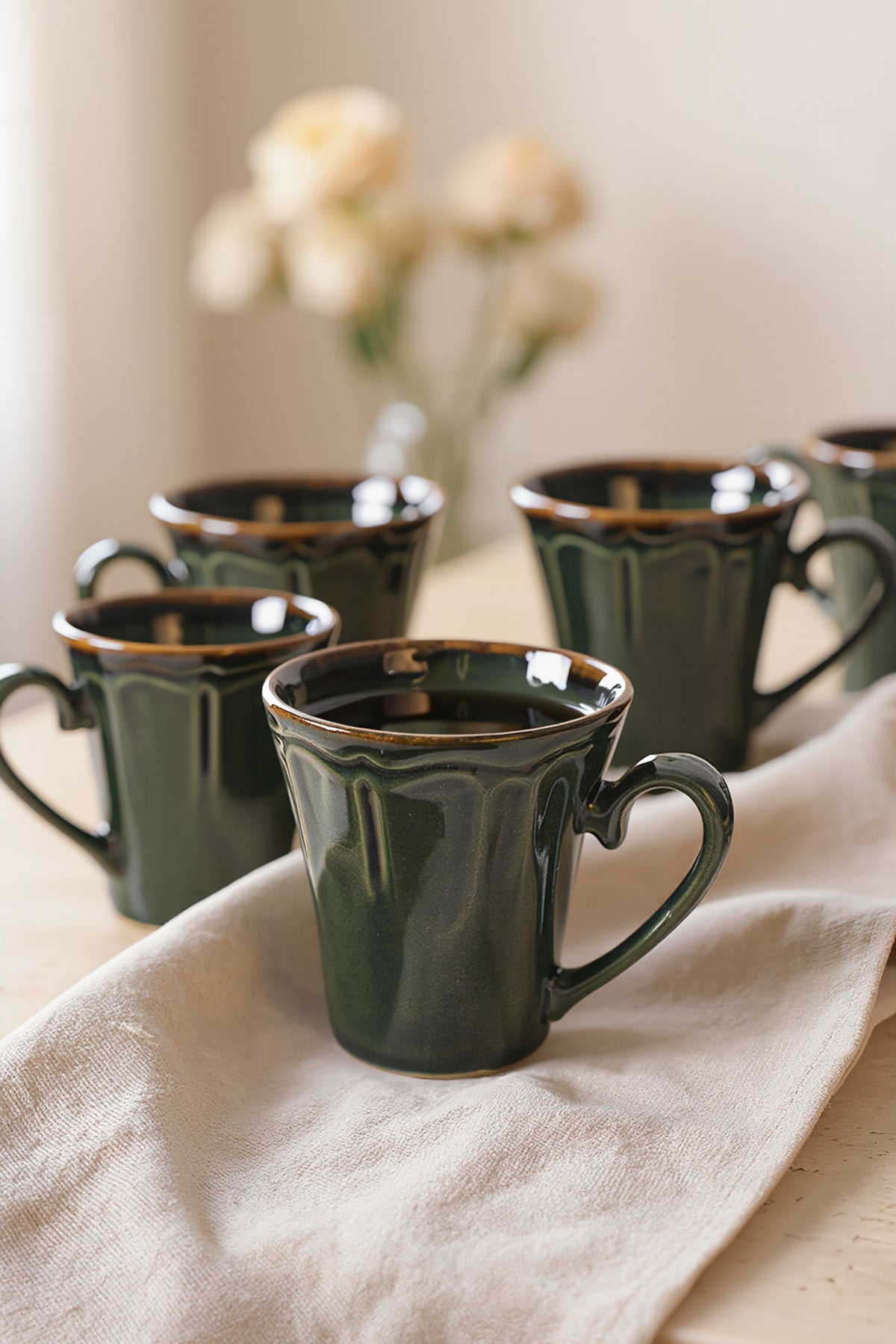 Emerald Othello Cup, 9 cm, 6 Pieces