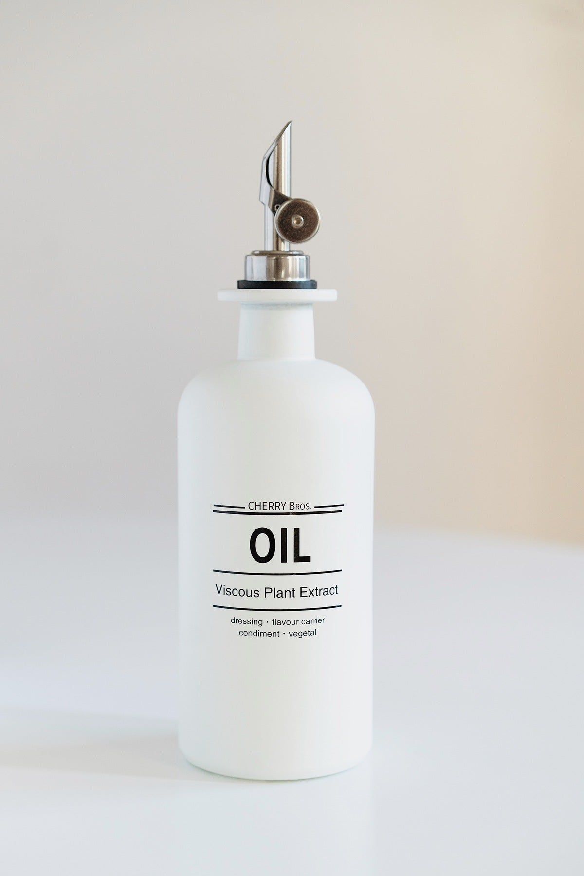 Matte Glass Oil & Vinegar Bottle Set – 2 Piece