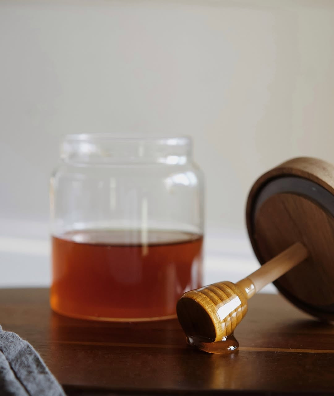 Honey Accacia Glass Jar