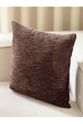 Pure Textured Decorative Pillow Cover – Brown