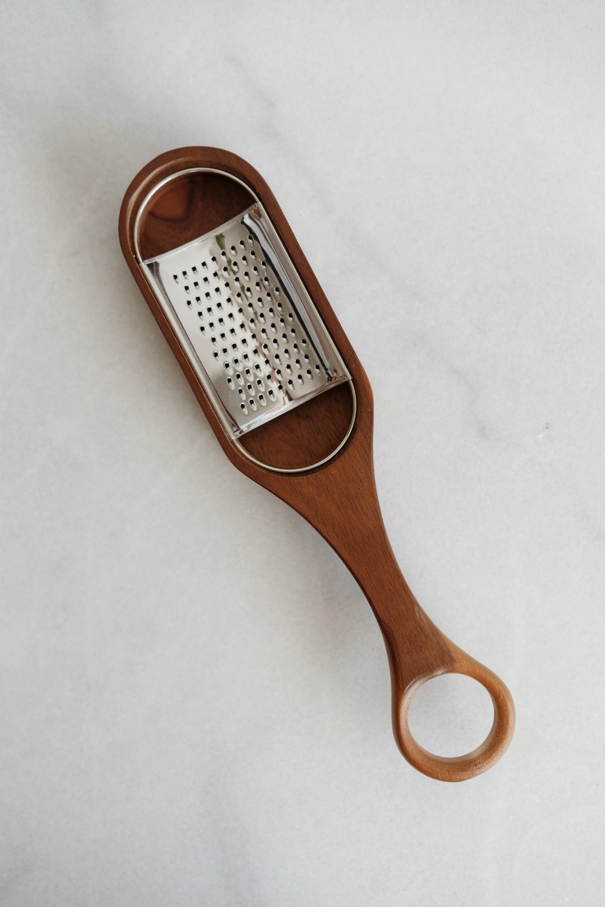 Acacia Steel Grater