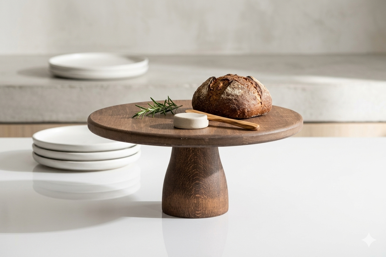 Natural Wood Stand 28 cm