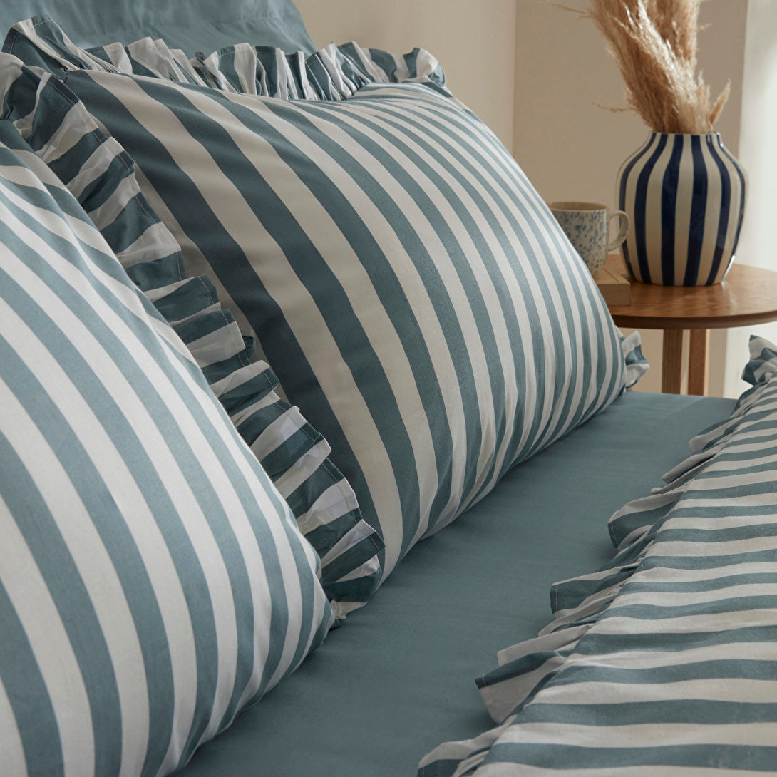 Ripple Duvet Cover Set - Blue