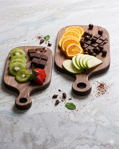 Walnut Cutting and Serving Board 2 Pieces