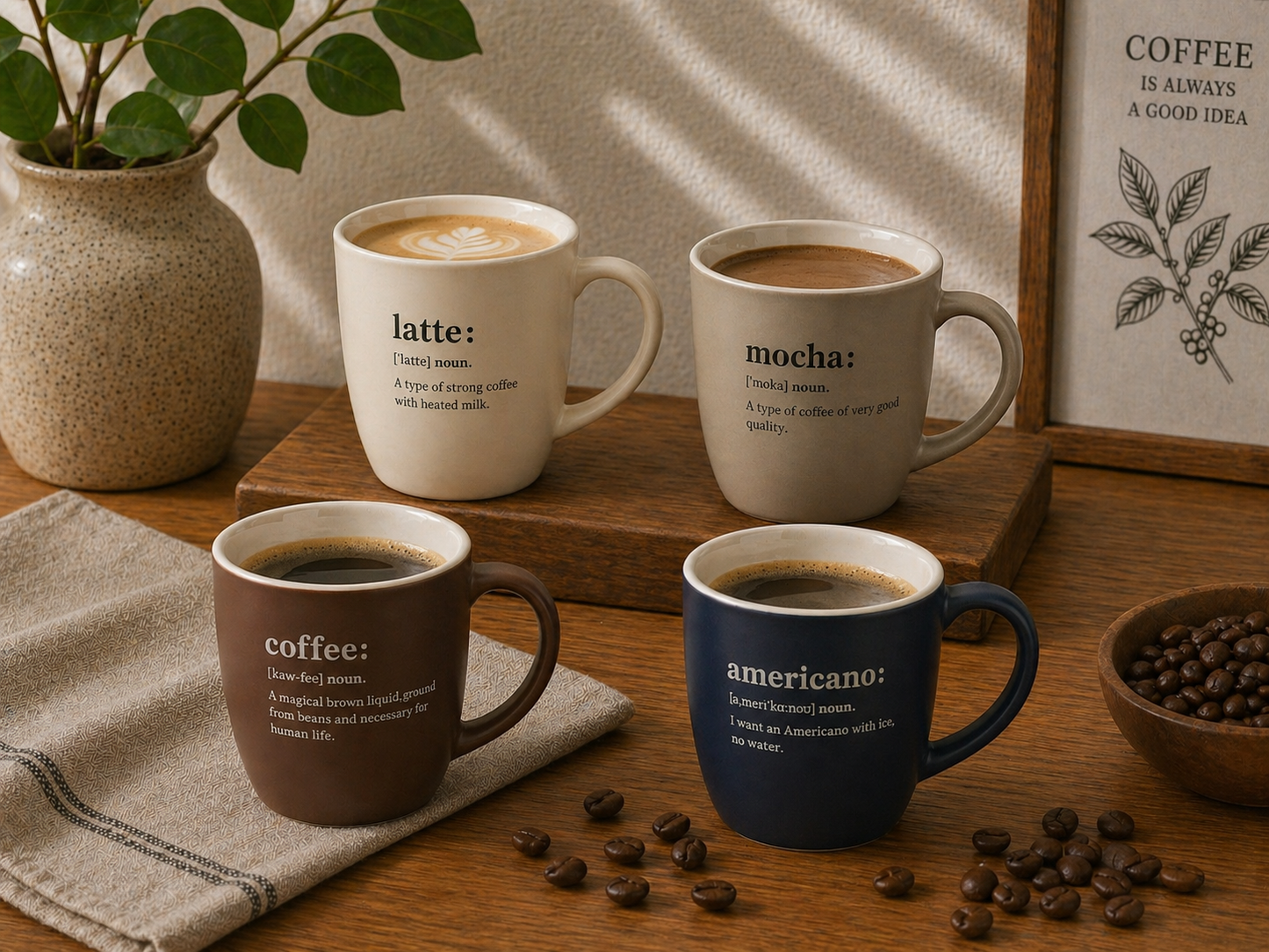 Lory Matte Porcelain Mug - 1 Piece