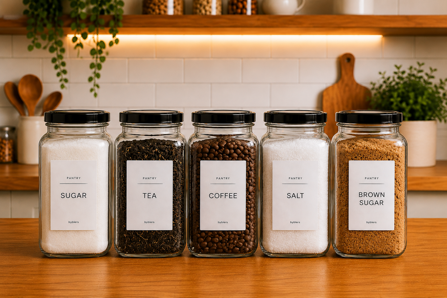 The Pantry Collection — Set of 5 (1000 ml)