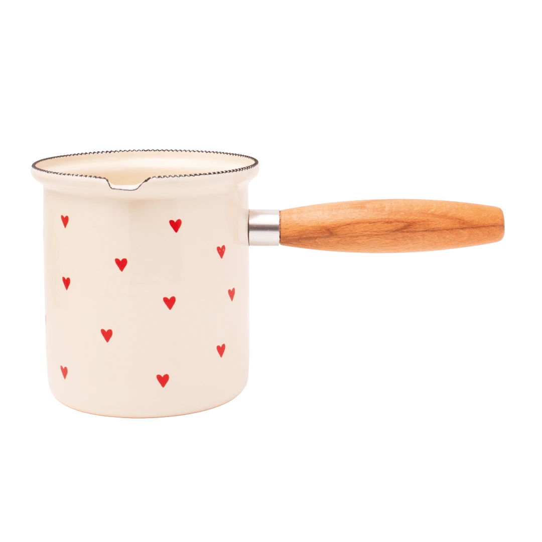 Cupid Enamel Coffee Pot