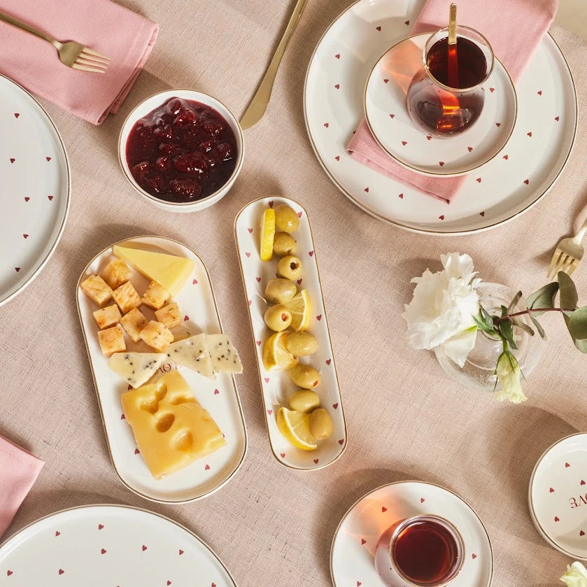 Lovin 32 Piece 6 Person Breakfast Set Gold