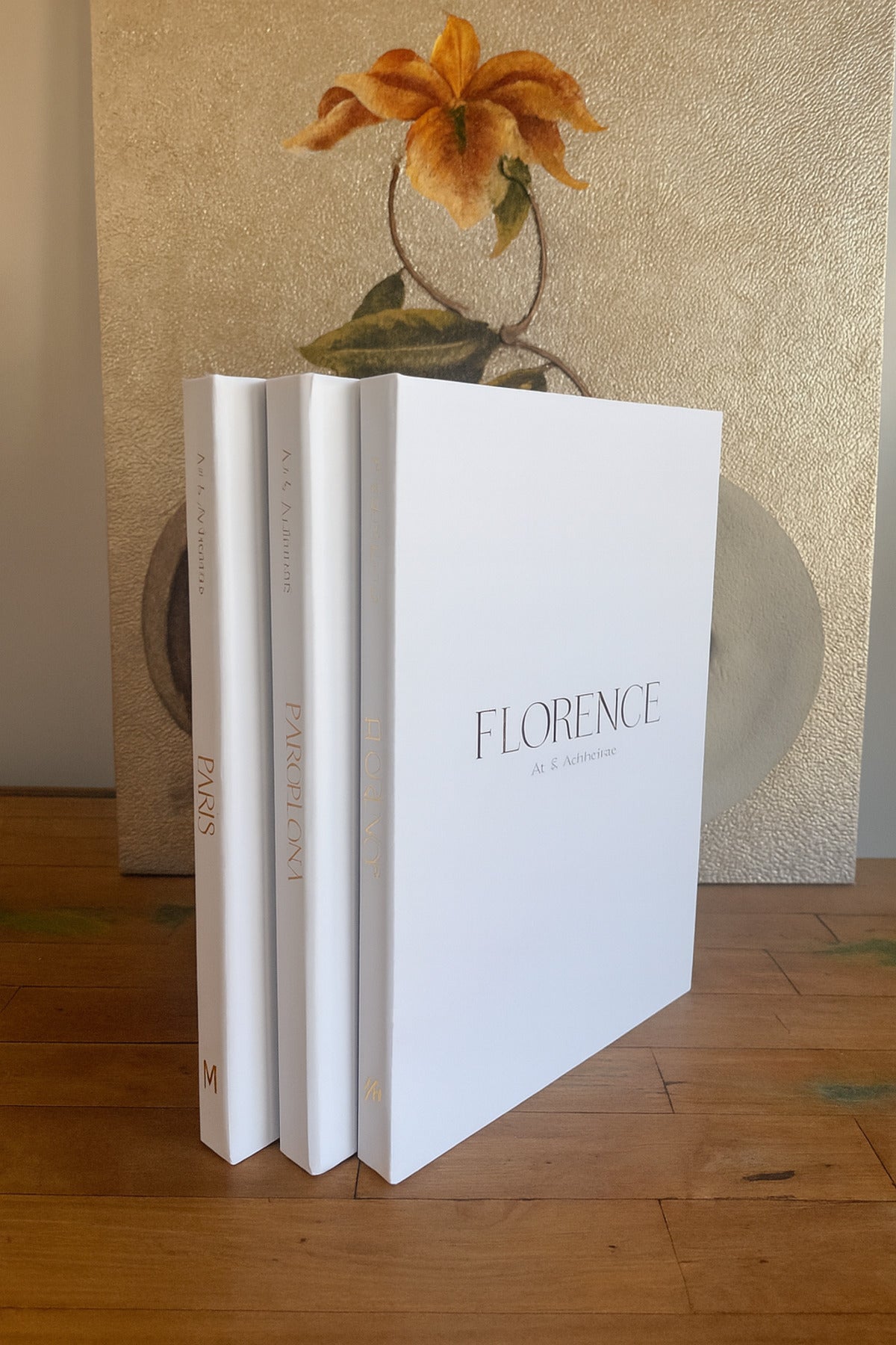 Decorative Book Box 3 Piece Set