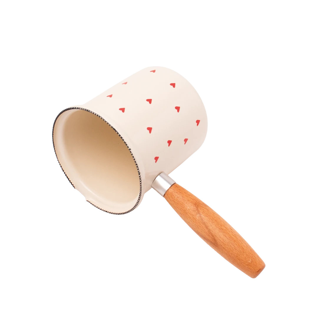 Cupid Enamel Coffee Pot