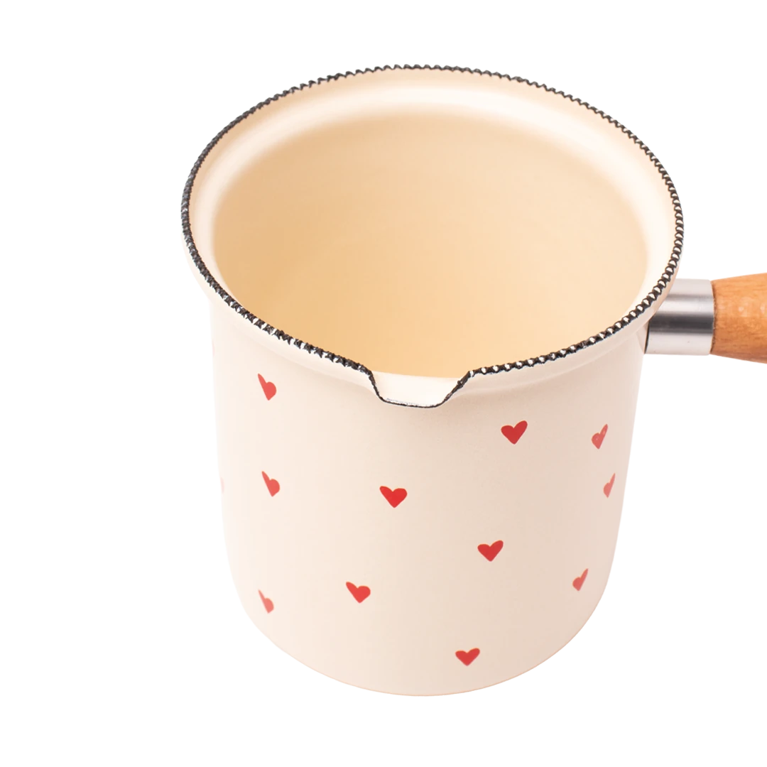 Cupid Enamel Coffee Pot