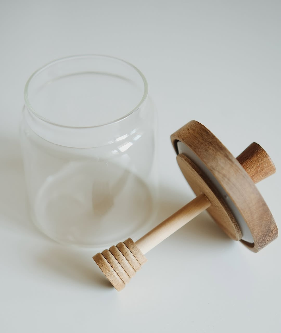 Honey Accacia Glass Jar