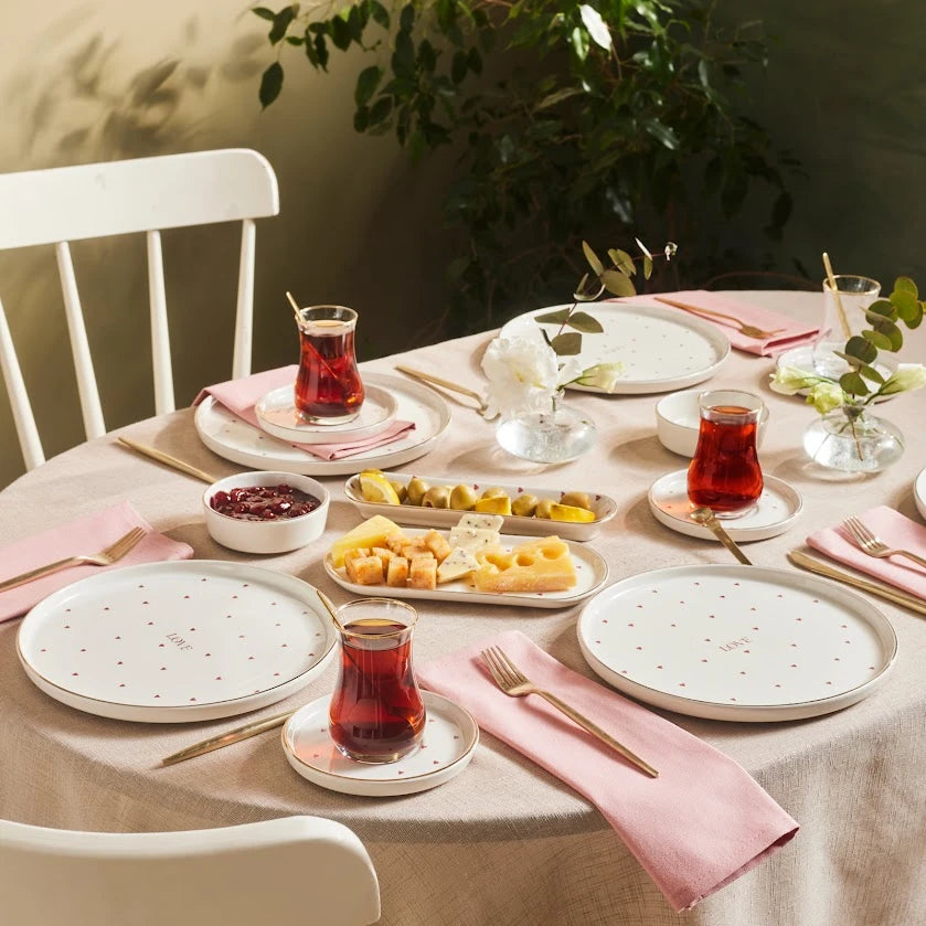 Lovin 32 Piece 6 Person Breakfast Set Gold