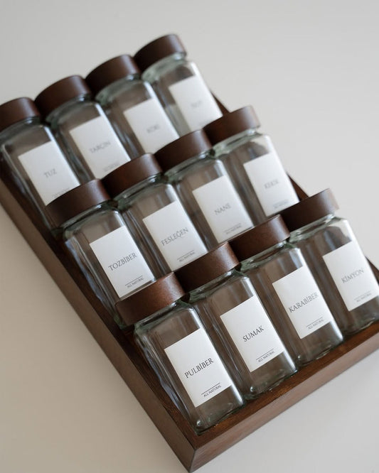Acacia Drawer Spice Stand