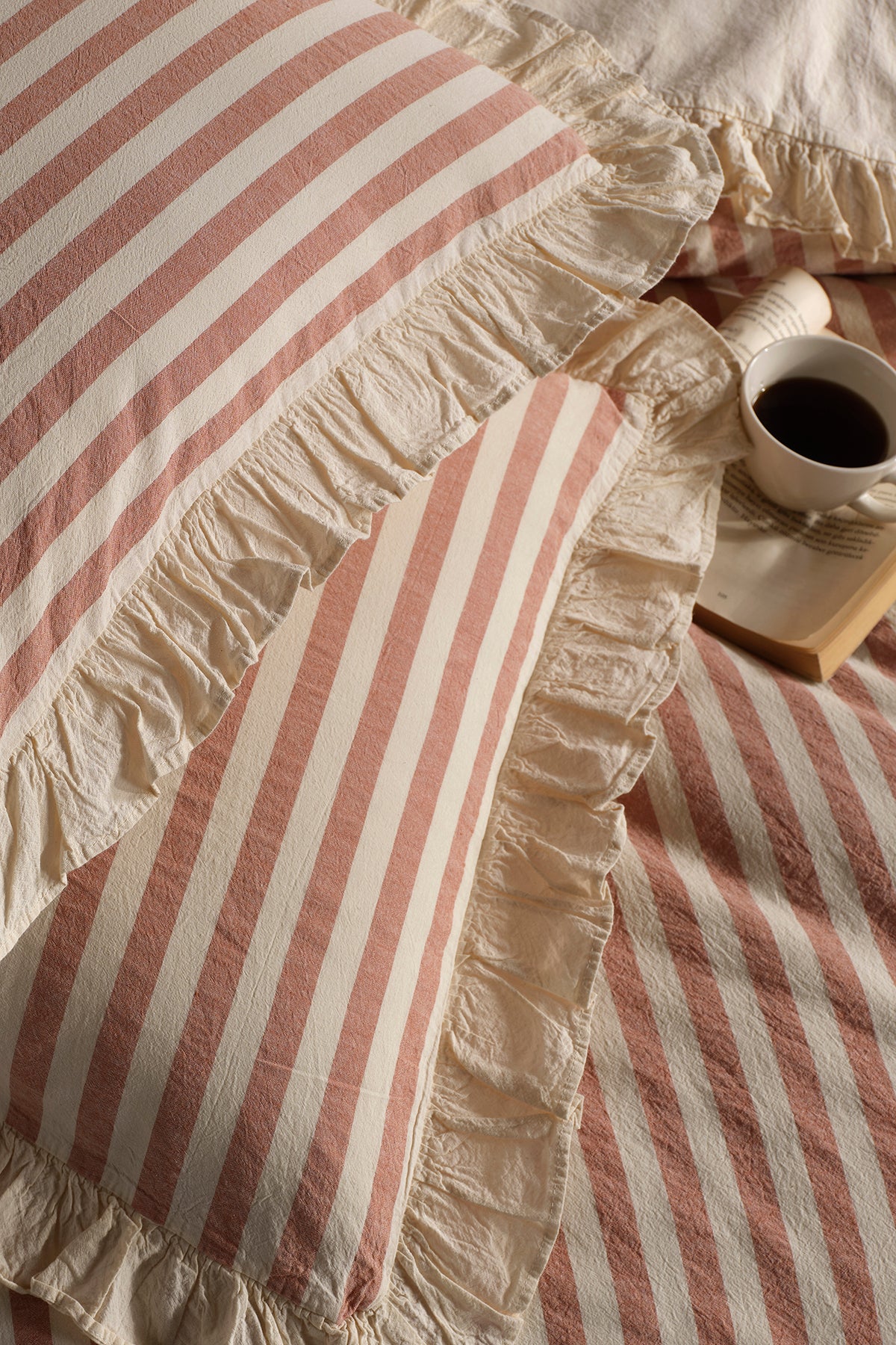 Sephira 100% Cotton Ruffle Washable Duvet Cover Set