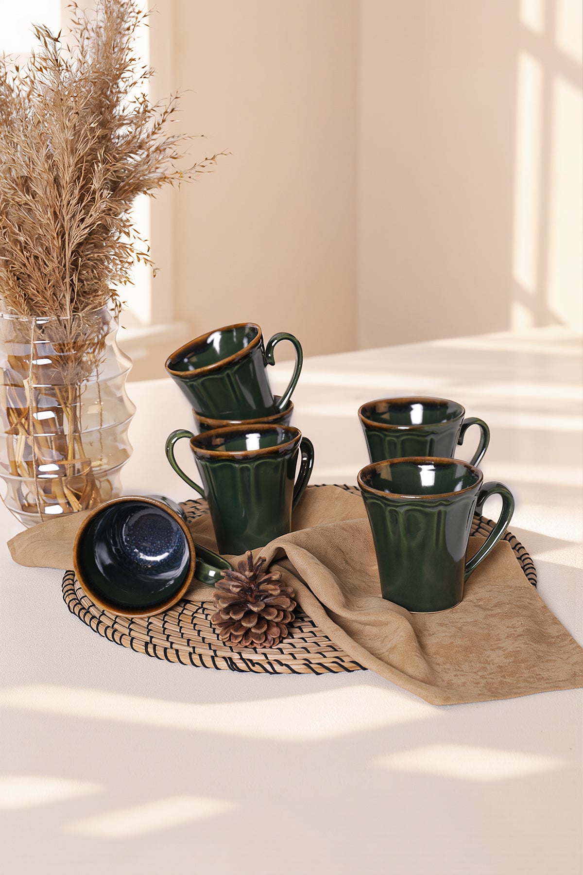 Emerald Othello Cup, 9 cm, 6 Pieces