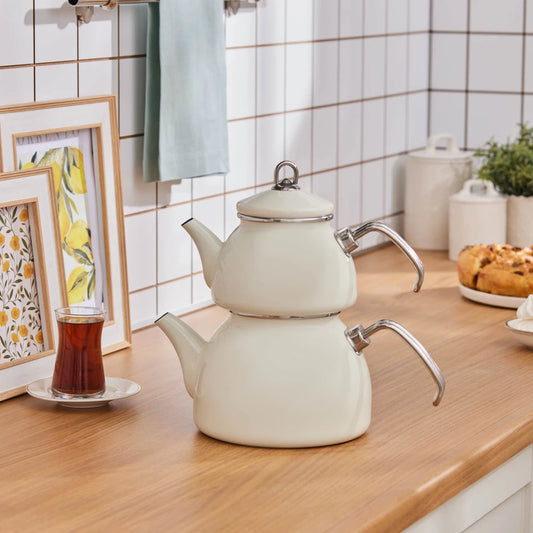 Loreto Enamel Teapot Set