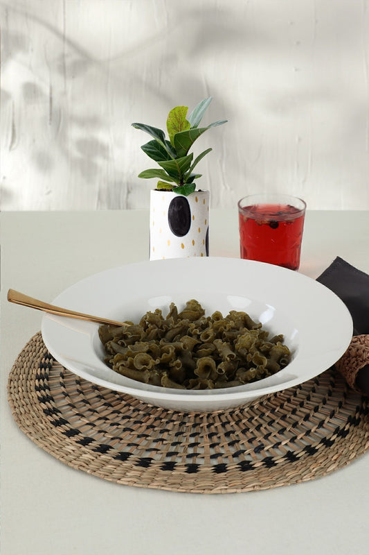 White Delta Pasta Plate 26 Cm
