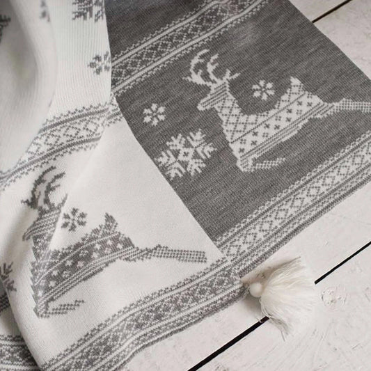 Knitted Acrylic Sofa Throw – Premium Quality
