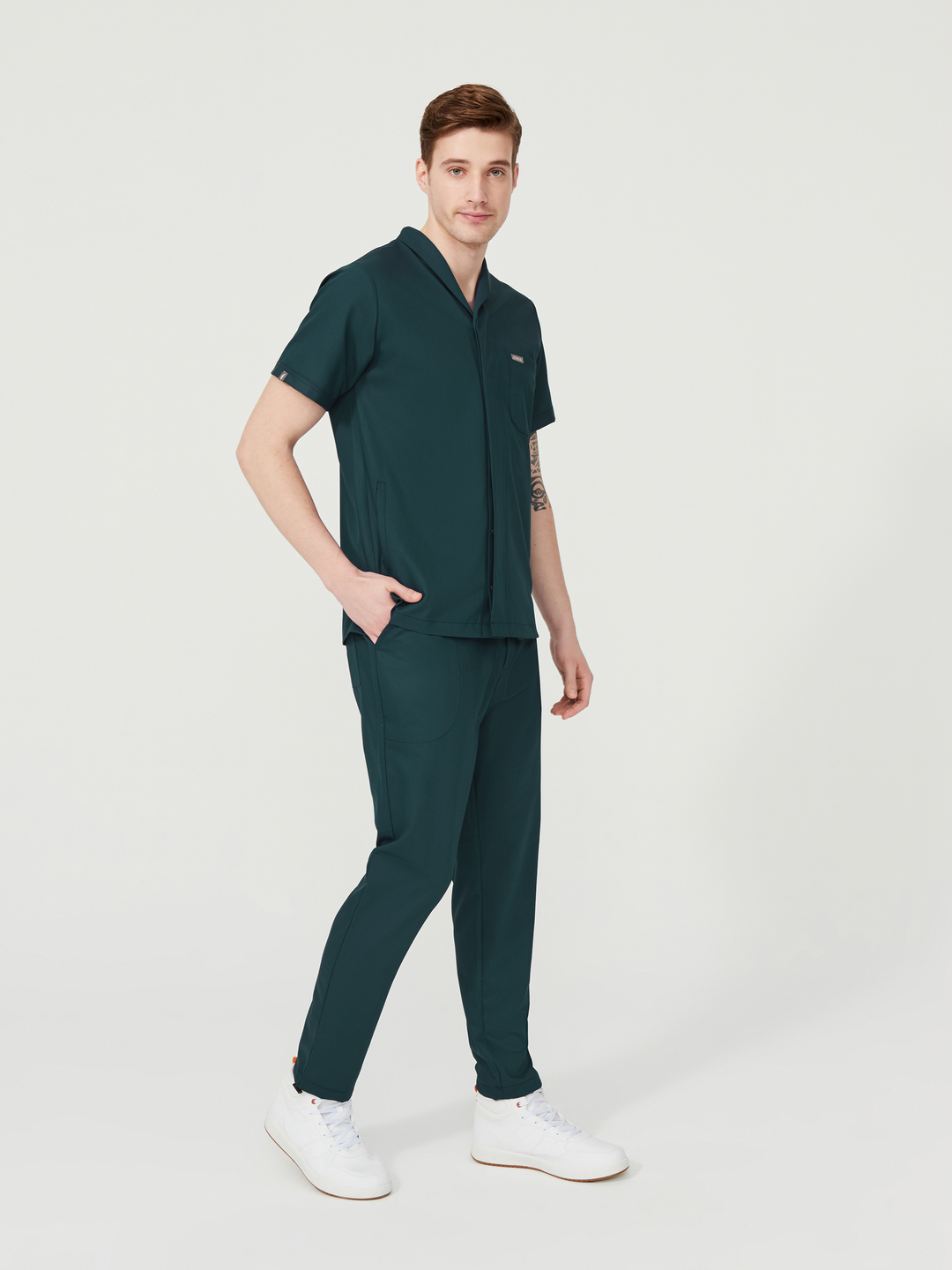 Cosa Tri Men's Scrubs - Green