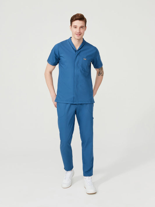 Cosa Tri Men's Scrubs - Indigo