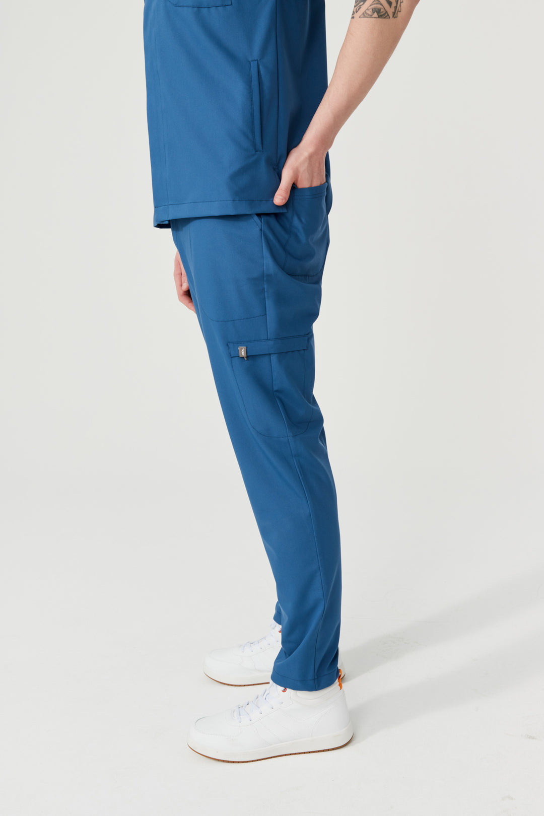 Cosa Tri Men's Scrubs - Indigo