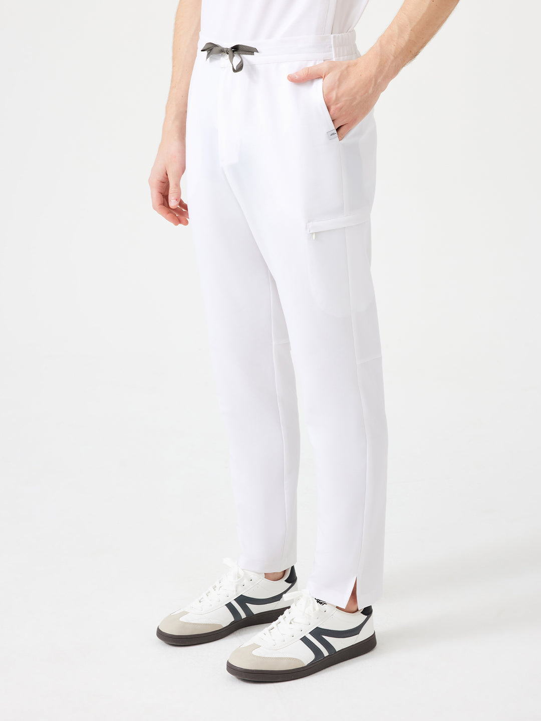 Cosa Altius Men's Straight Fit Trousers - White